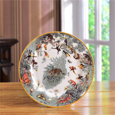 Ceramic fantasy plate