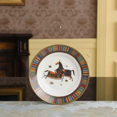 Ceramic fantasy plate