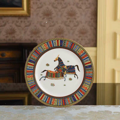 Ceramic fantasy plate