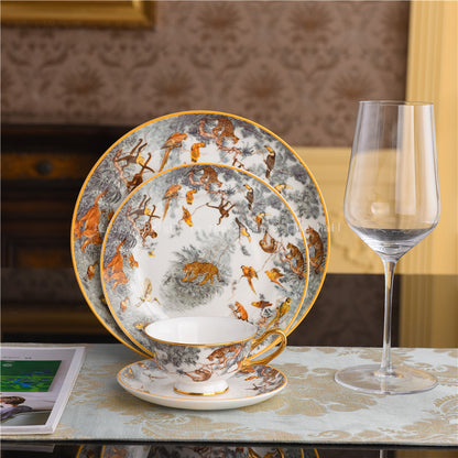Ceramic fantasy plate