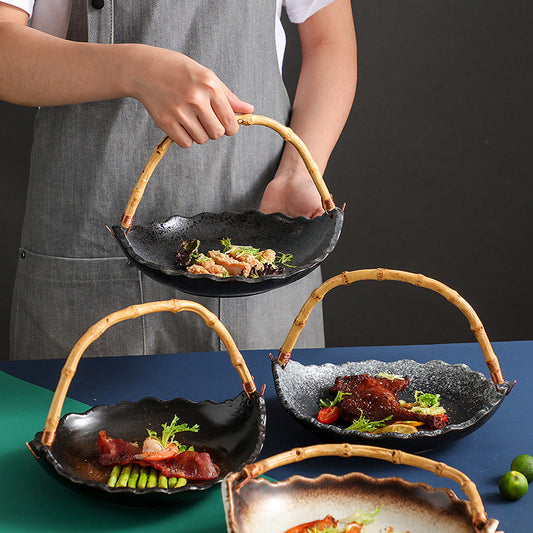 Ceramic Art Basket